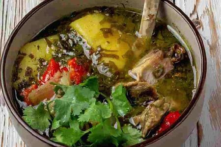 Шурпа с бараниной на кости