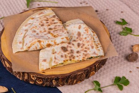 Кутабы с картошкой и луком