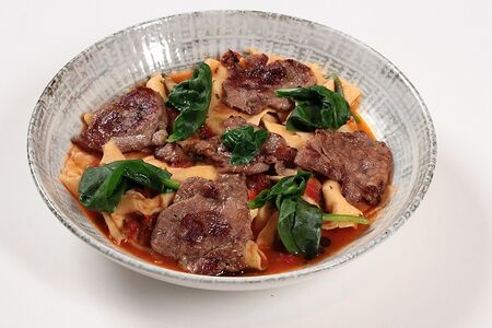 Паста Арабьята со свининой