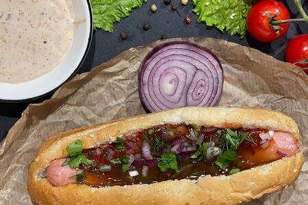 Хот-дог с релишем