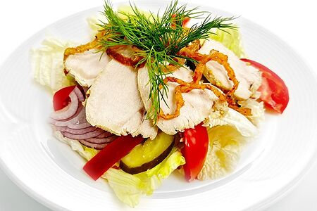 Салат с индейкой