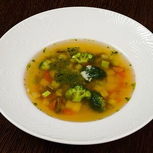 Суп Минестроне с белыми грибами