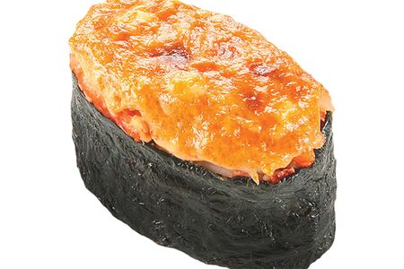 Запеченные суши с лососем