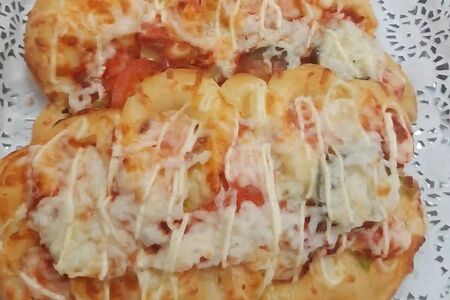 Сосиска халяль с овощами