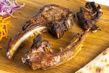 Шашлык из бараньей корейки