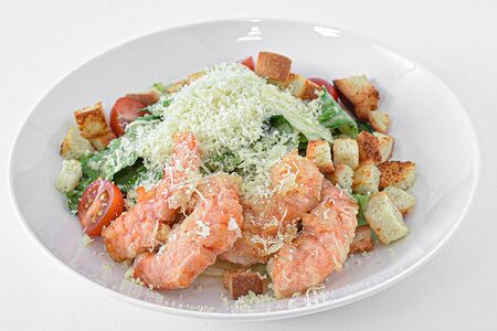 Цезарь с креветкой темпура