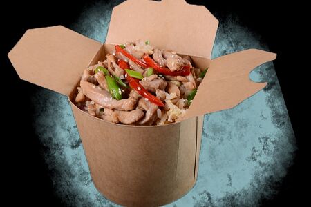 Тайский рис с курицей