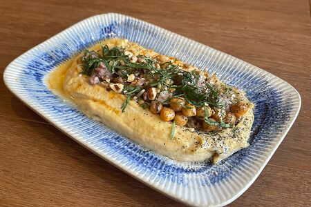 Бейрутский хумус с бараниной