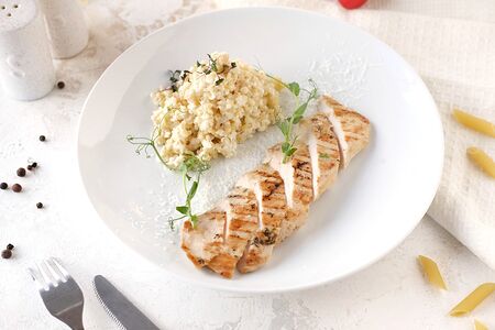 Куриное филе с булгуром