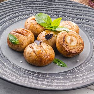 Шашлык из шампиньонов