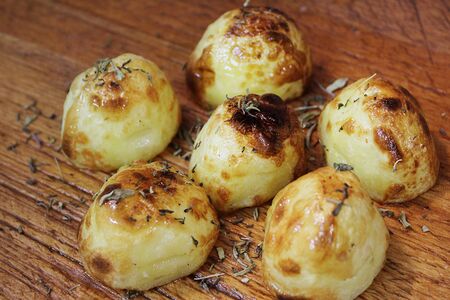 Картофель на мангале