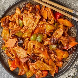 Հավի միս թթու-կծու-քաղցր սոուսում