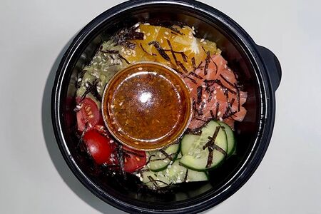 Поке с лососем