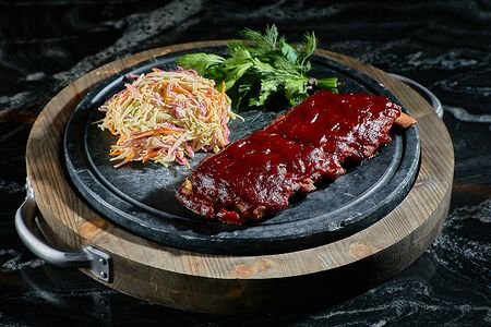 Свиные рёбра в соусе BBQ