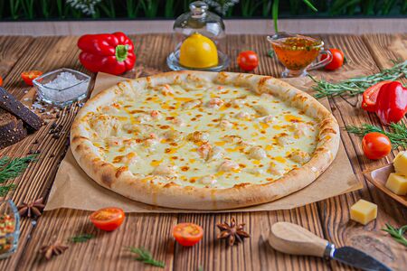 Пицца Сливочная креветка