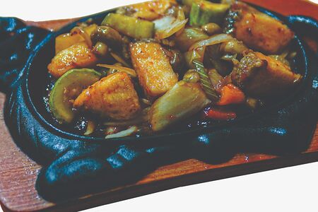 Жаровня с лососем