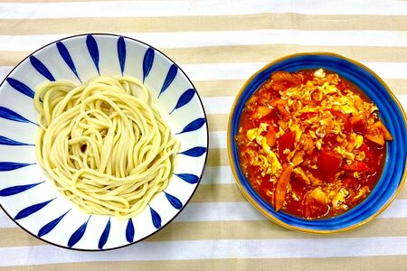 Омлет с яйцом лагман!