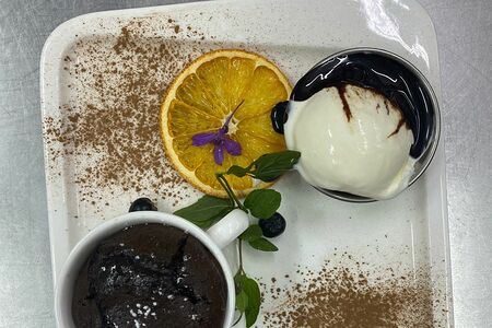 Шоколадный фондан