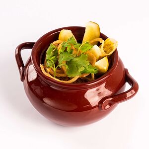 Гречка с белыми грибами в горшочке