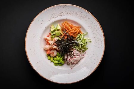 Поке с креветками