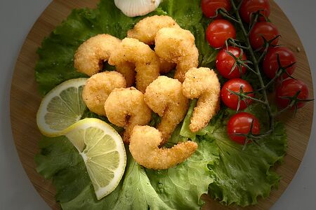 Креветки темпура
