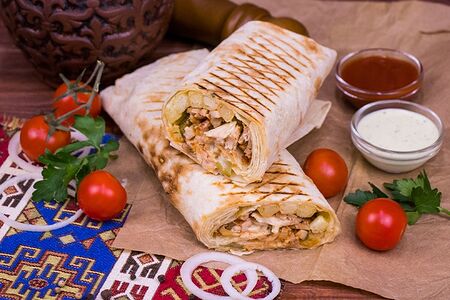 Шаурма плюс с курицей