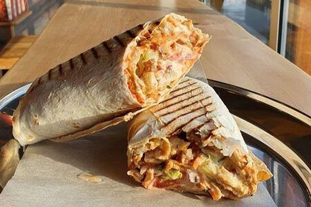 Шаурма с курицей гигант 