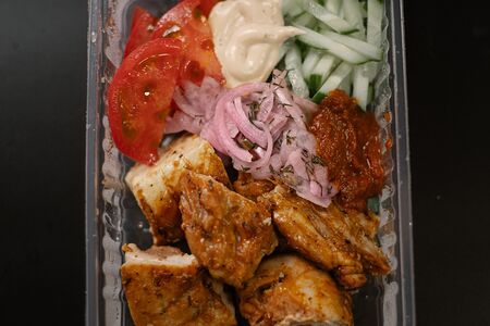 Шашлык из куриной грудки