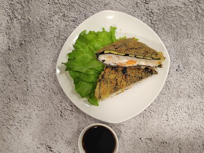 Суши сэндвич с креветкой