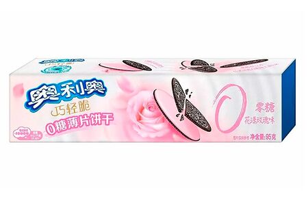 Печенье Oreo Light Crispy со вкусом розы