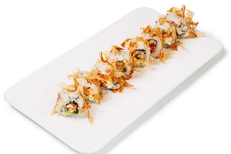 Ролл бонито с жаренным угрем