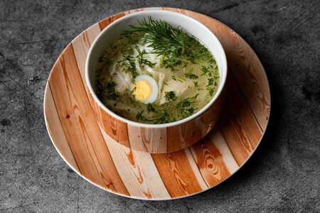 Суп куриный