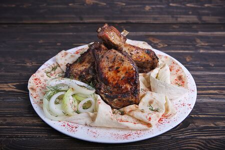 Шашлык из cвинoй корейки