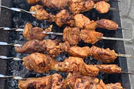 Шашлык из куриной голени