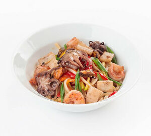 Лапша с морепродуктами