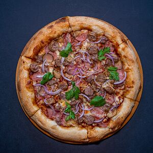 Пицца охотничья BBQ