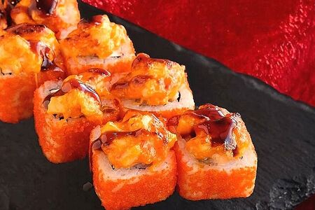 Запеченный ролл Калифорния