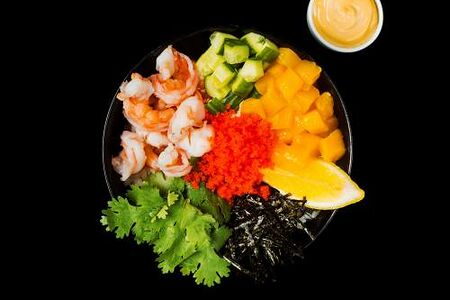 Поке с креветкой