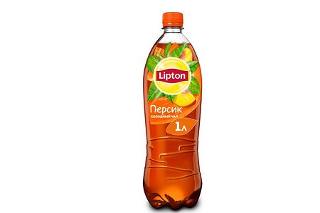 Холодный чай Lipton чёрный Персик