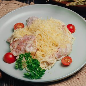 Карбонара с беконом