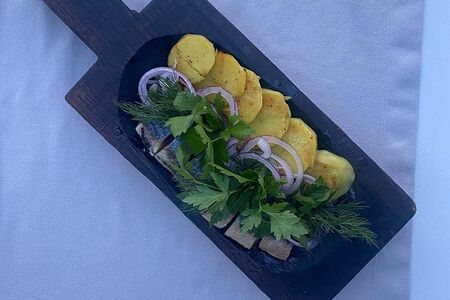 Сельдь с картофелем