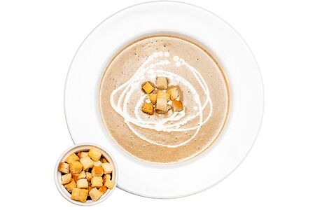 Крем-суп из лесных грибов