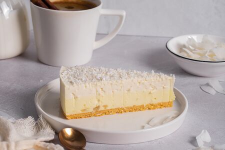 Чизкейк Груша-кокос на основе безглютеновой муки