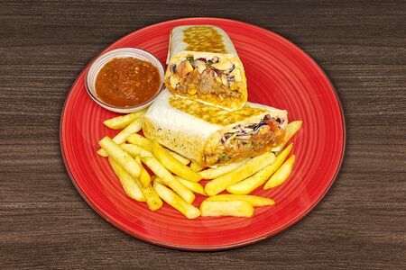 Буррито де карне с говядиной