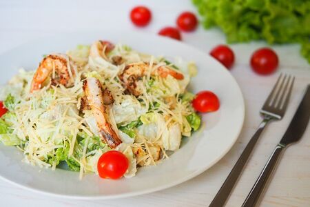 Цезарь с креветками