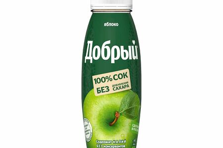 Сок Добрый 0,33 л яблоко