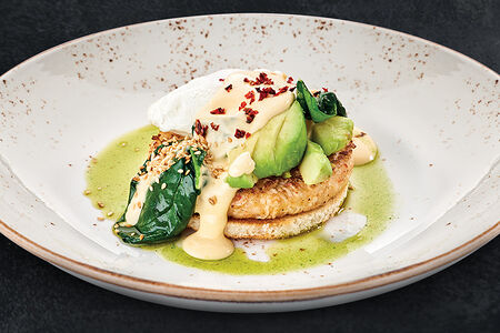 Завтрак с крабом