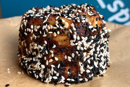 Бабка ветчина-моцарелла с вяленым томатом