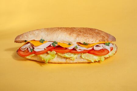 Багет с индейкой