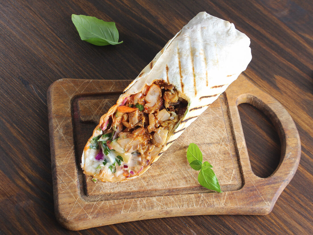 Шаурма на мангале